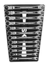 Load image into Gallery viewer, 7 Piece Flex-Head X-Frame® SAE Ratcheting Wrench Set