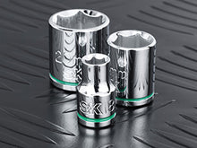 Load image into Gallery viewer, 31 Piece 3/8" Drive, 6 Point, Standard & Deep, Metric Chrome Socket Set