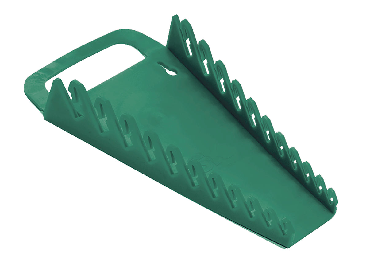 SK1074 - 1074 SK Tools Green Plastic Wrench Rack for 15 Tools