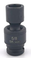 Load image into Gallery viewer, 5/8&quot; 1/2&quot; Drive 6 Point Swivel Fractional Impact Socket
