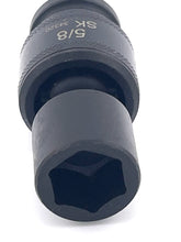 Load image into Gallery viewer, 5/8&quot; 1/2&quot; Drive 6 Point Swivel Fractional Impact Socket
