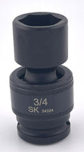 Load image into Gallery viewer, 3/4&quot; 1/2&quot; Drive 6 Point Swivel Fractional Impact Socket
