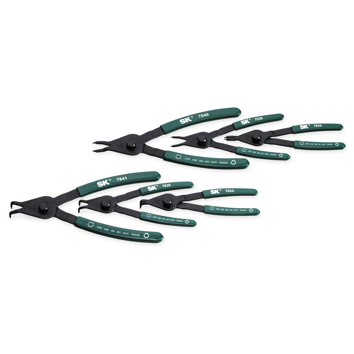 6 Piece Convertible Retaining Ring Pliers Set