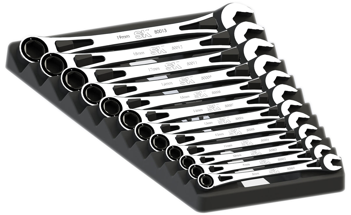 SK80019 - X-Frame® 6pt Metric Combination Wrench Set 12 pcs
