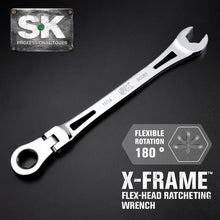 Load image into Gallery viewer, 7 Piece Flex-Head X-Frame® SAE Ratcheting Wrench Set
