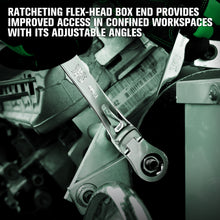 Load image into Gallery viewer, 7 Piece Flex-Head X-Frame® SAE Ratcheting Wrench Set

