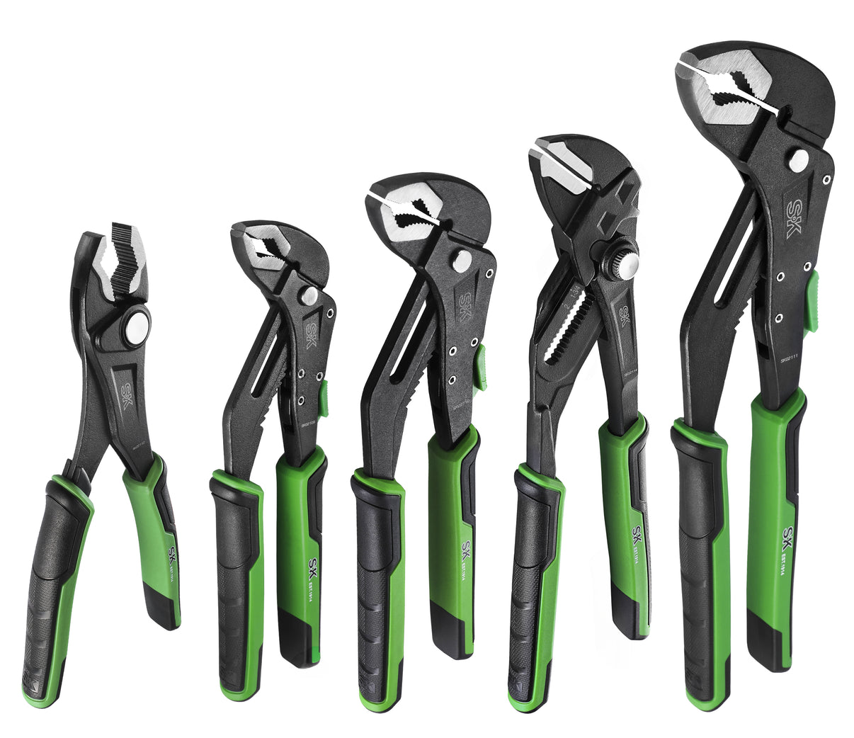 SK01459 - 5 Piece Dual-Material Multi-Purpose Ergonomic Pliers Set