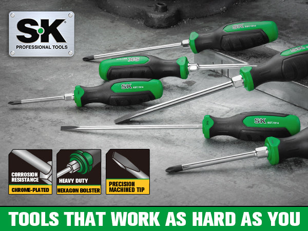 SK02046 - 6 Piece Dual-Material Magnetic Combination Screwdriver Set View 6