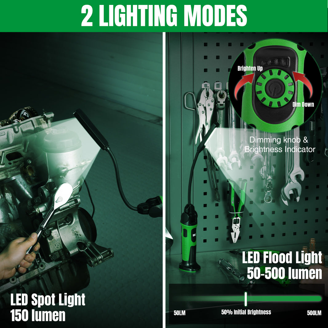 Rechargeable Slim Hose Light, #SK02398