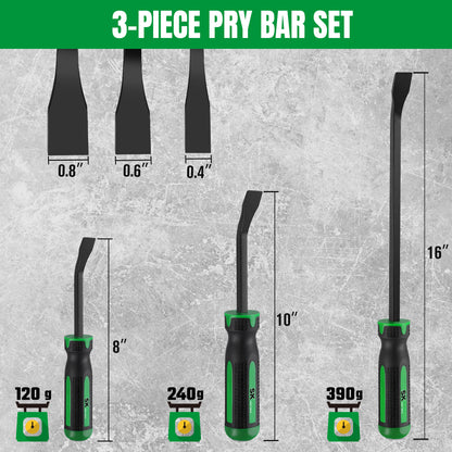 3-Piece Bent Tip Pry Bar Set. #SK03452