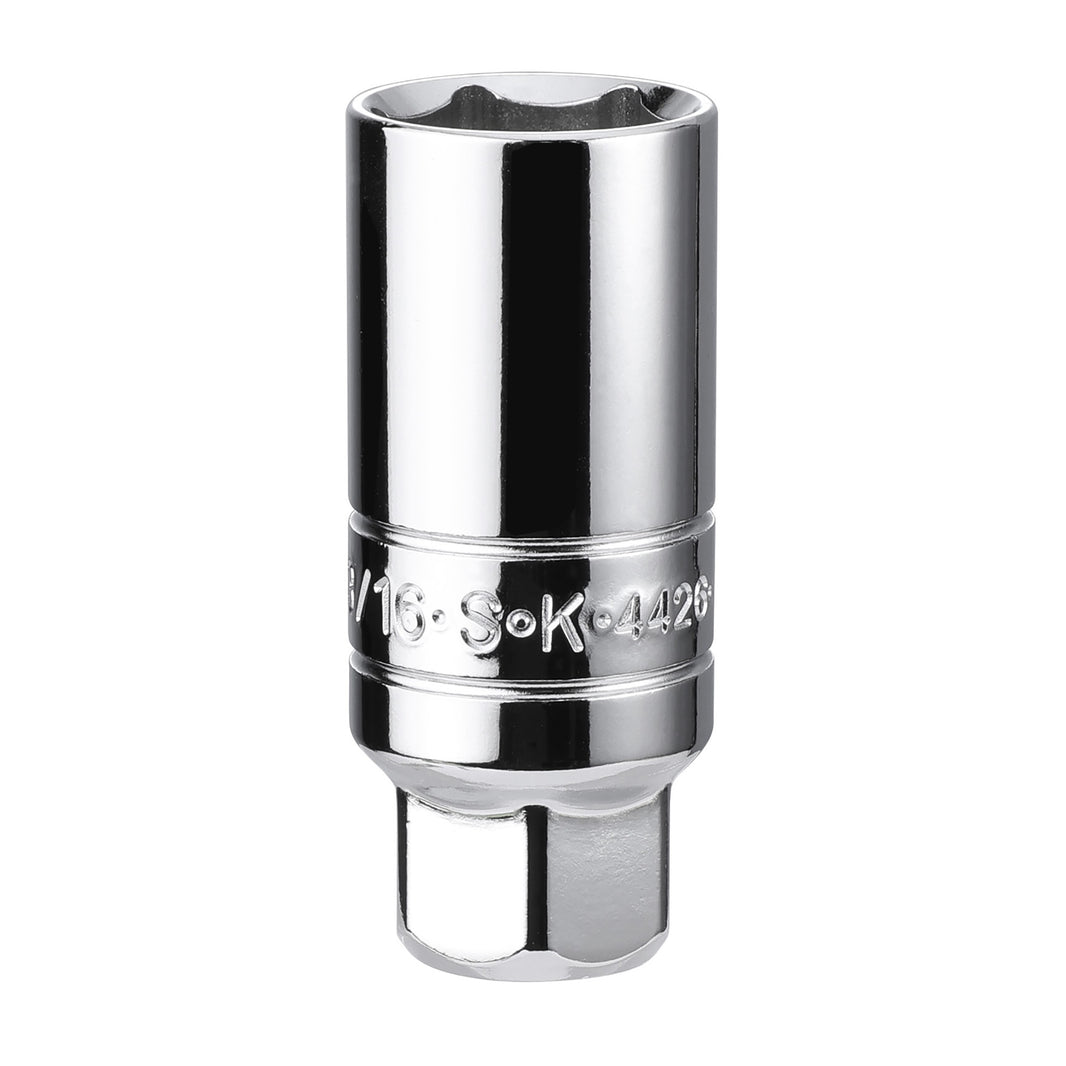 13/16" 3/8" Drive Fractional Spark Plug Chrome Socket