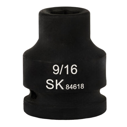 SK84618 - 3/4" Drive, 6 Point, Shallow, SAE Impact Socket, 9/16"
