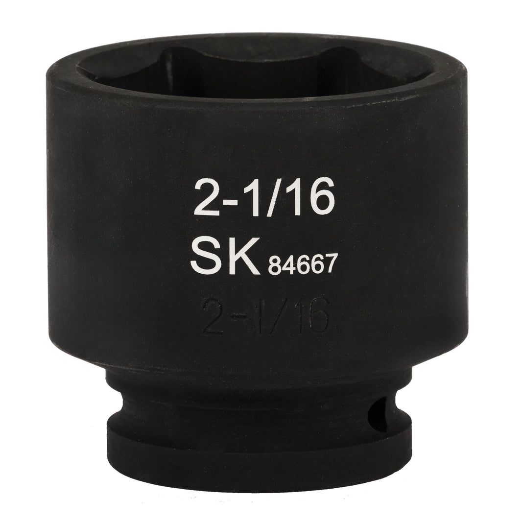 SK84667 - 3/4" Drive, 6 Point, Shallow, SAE Impact Socket, 2-1/16"
