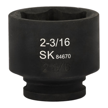 SK84670 - 3/4" Drive, 6 Point, Shallow, SAE Impact Socket, 2-3/16"