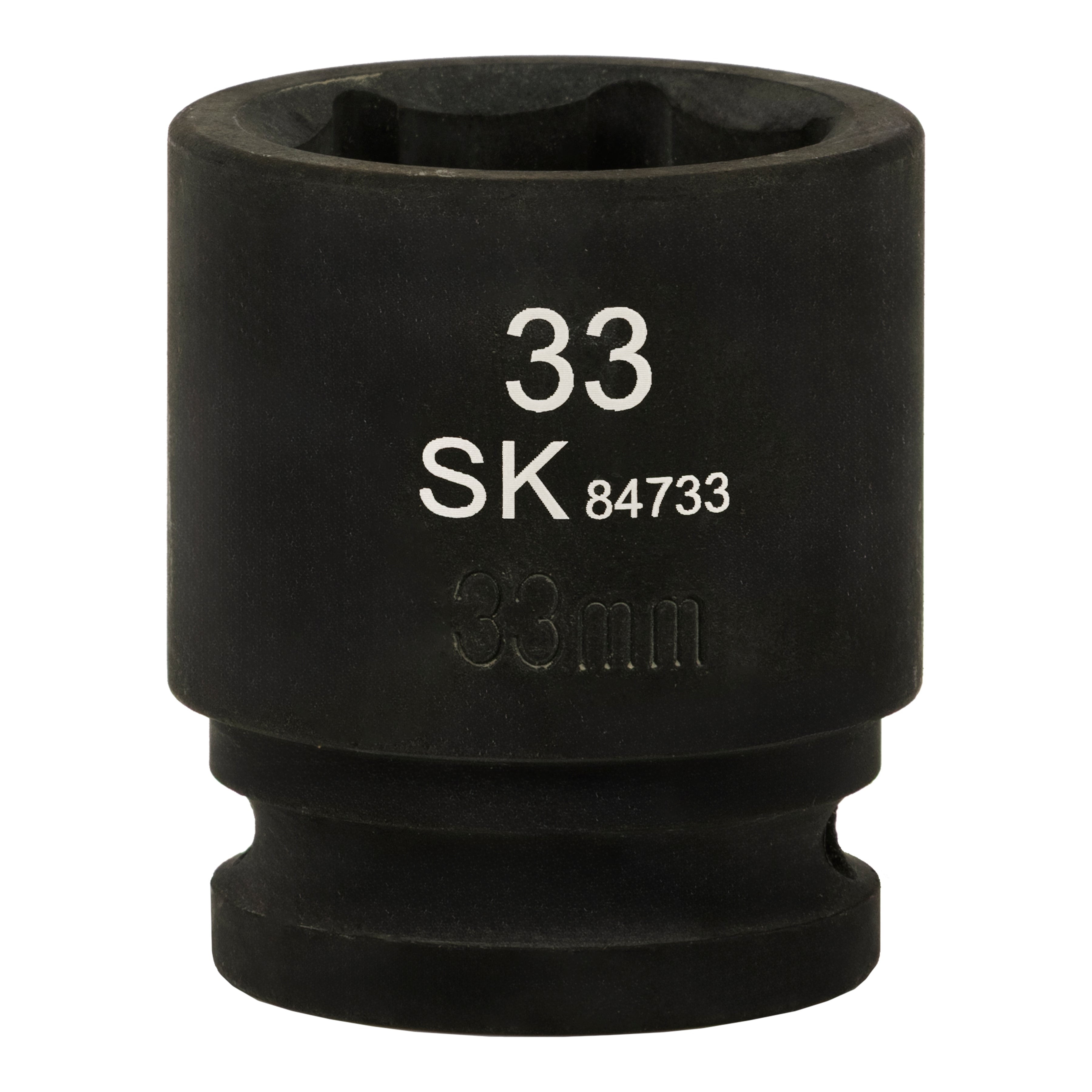 SK84733 - 3/4" Drive, 6 Point, Shallow, Metric Impact Socket, 33mm