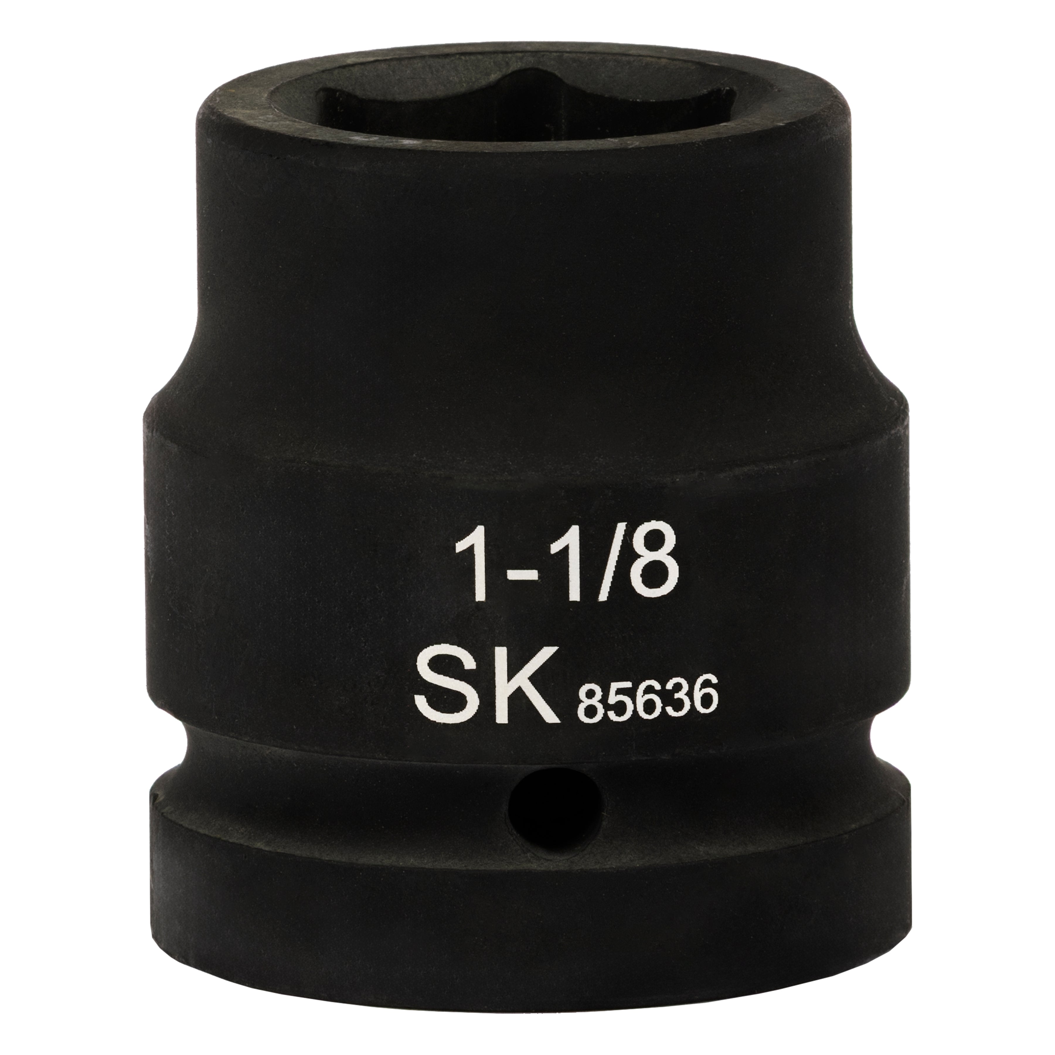 SK85636 - 1" Drive, 6 Point, Shallow SAE Impact Socket, 1-1/8"