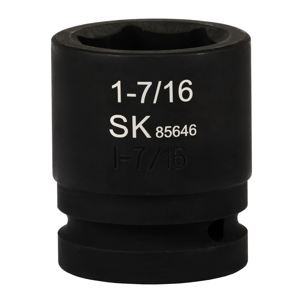 SK85646 - 1" Drive, 6 Point, Shallow SAE Impact Socket, 1-7/16"