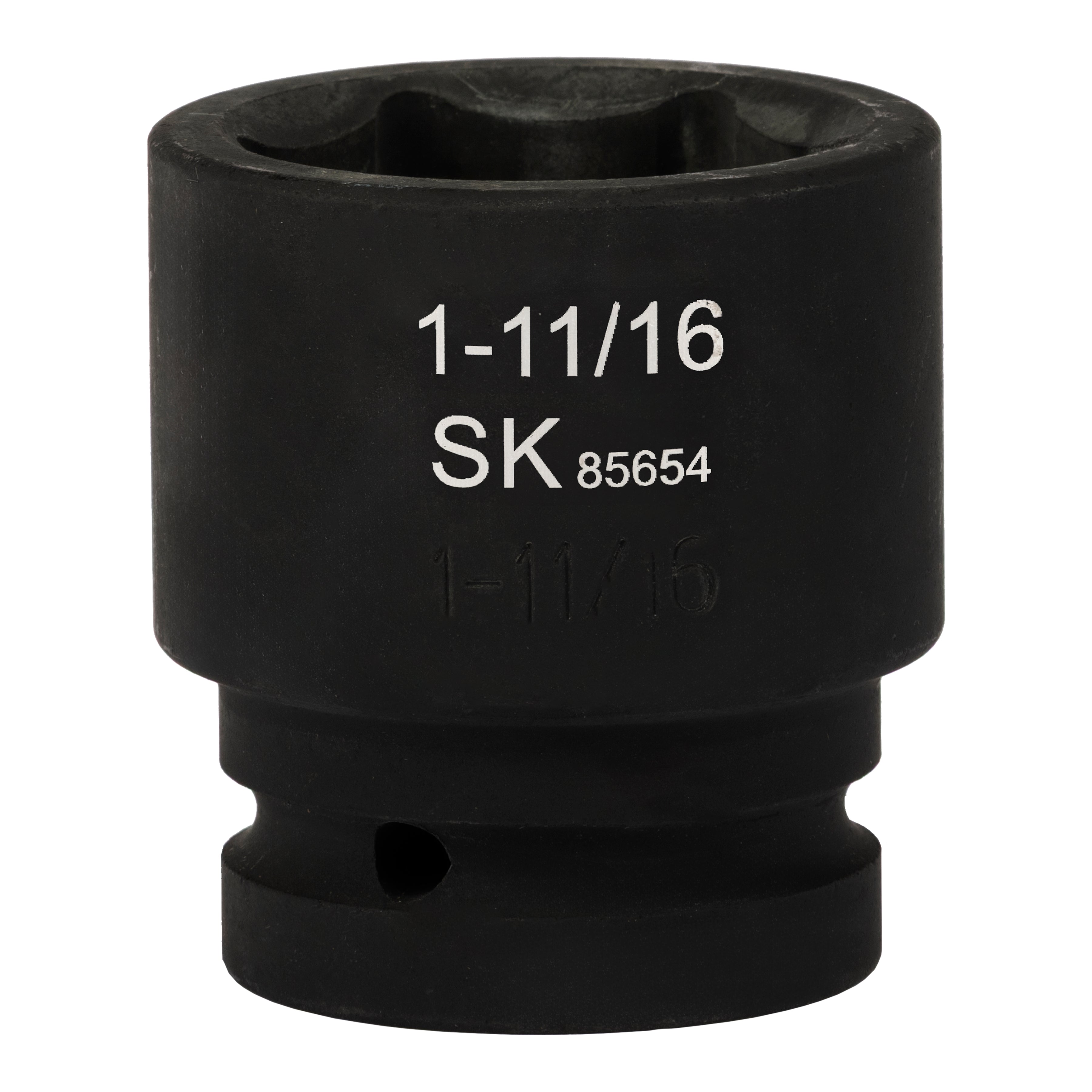 SK85654 - 1" Drive, 6 Point, Shallow SAE Impact Socket, 1-11/16"
