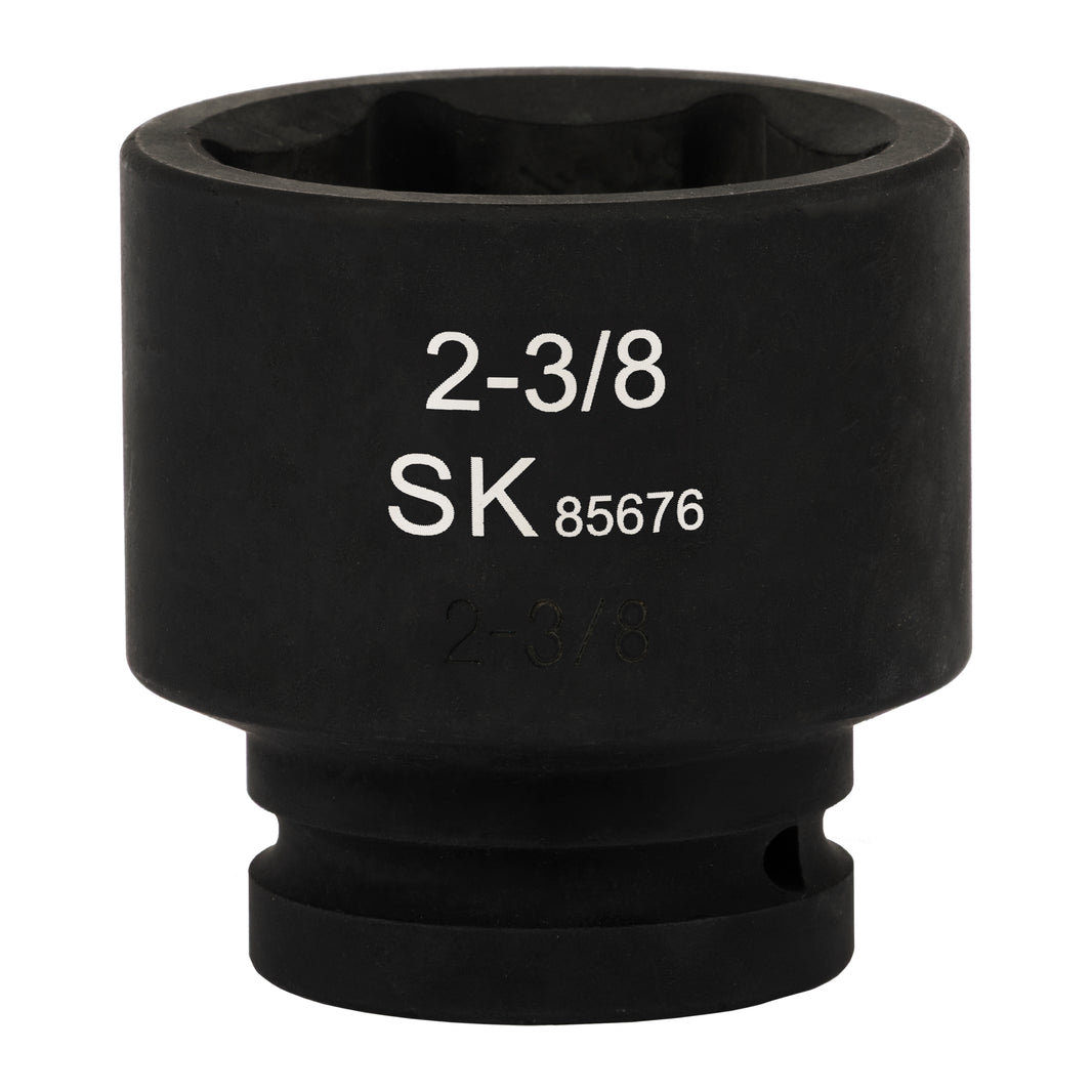 SK85676 - 1" Drive, 6 Point, Shallow SAE Impact Socket, 2-3/8"