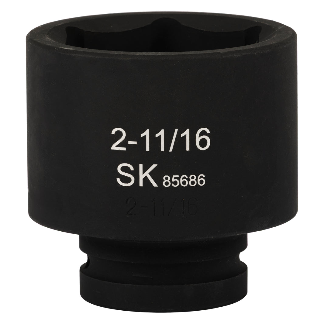 SK85686 - 1" Drive, 6 Point, Shallow SAE Impact Socket, 2-11/16"
