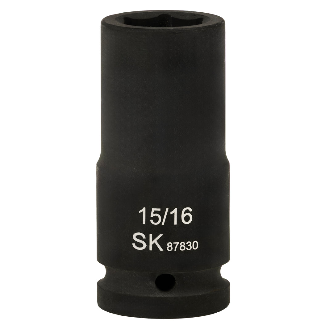 SK87830 - 3/4" Drive, 6 Point, Deep SAE Impact Socket, 15/16"
