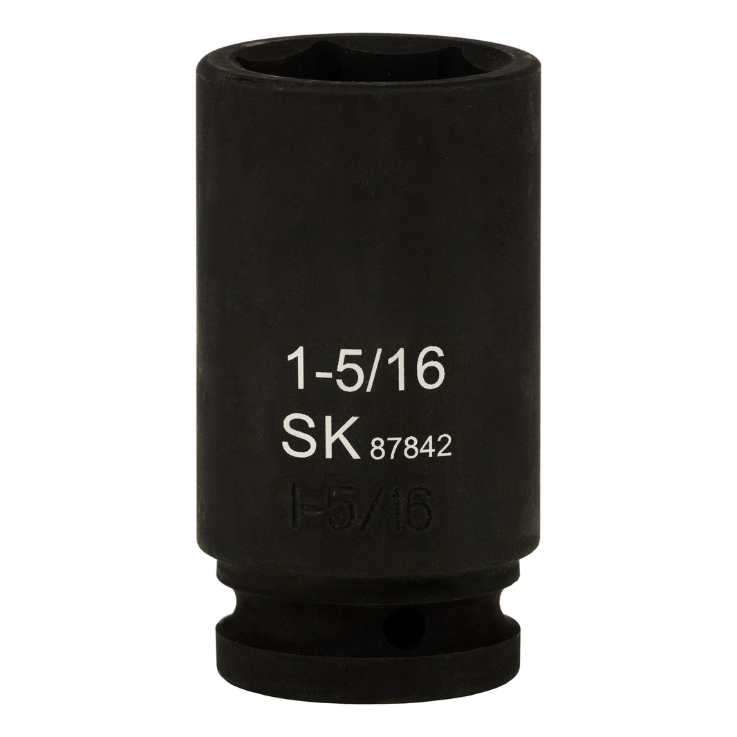 SK87842S - 3/4" Drive, 6 Point, Deep SAE Impact Socket, 1-5/16"