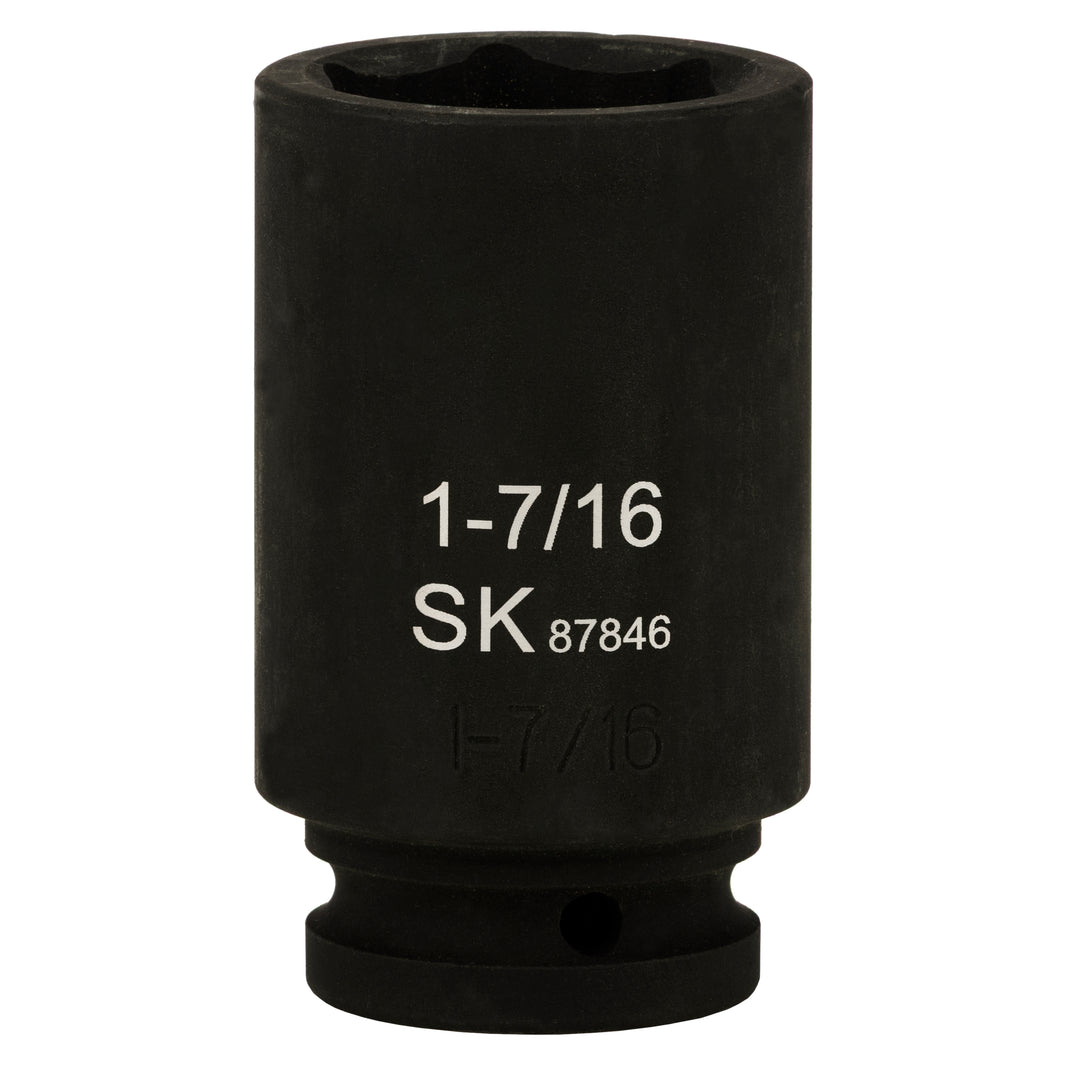 SK87846 - 3/4" Drive, 6 Point, Deep SAE Impact Socket, 1-7/16"