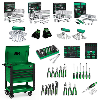 SKMTRS4 - Fully Loaded Tool Cart Set, 4-Drawer Option - FREE SHIPPING
