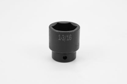 1-3/16" 1/2" Drive 6 Point Standard Fractional Impact Socket