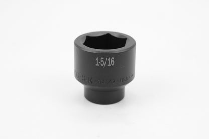 1-5/16" 1/2" Drive 6 Point Standard Fractional Impact Socket