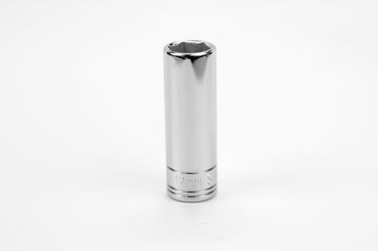 12 mm 1/4" Drive 6 Point Metric Deep Chrome Socket