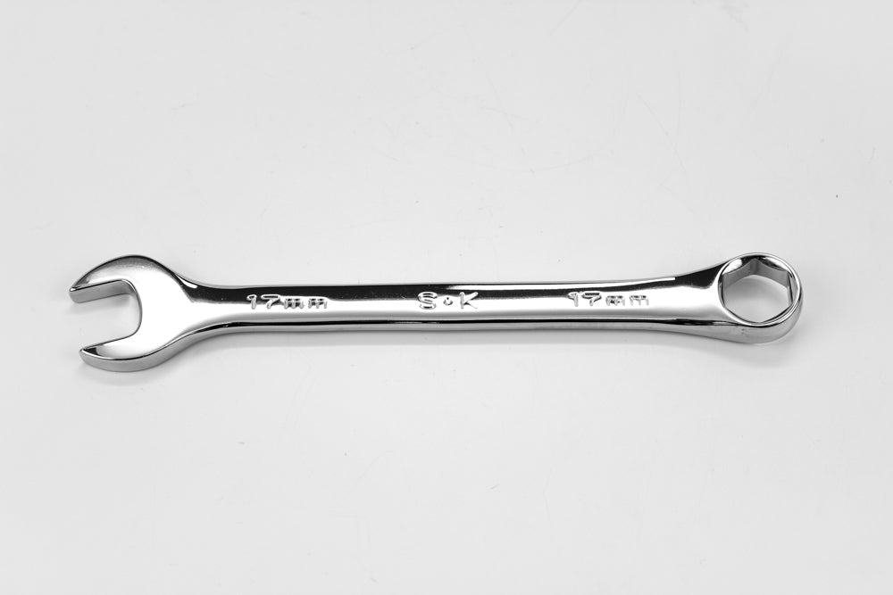 17 mm 6 Point Metric Regular Combination Chrome Wrench