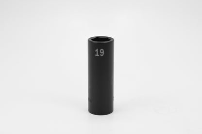 19 mm 1/2" Drive 6 Point Deep Metric Impact Socket