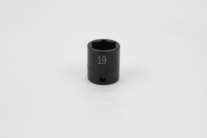 19 mm 3/8" Drive 6 Point Standard Metric Impact Socket