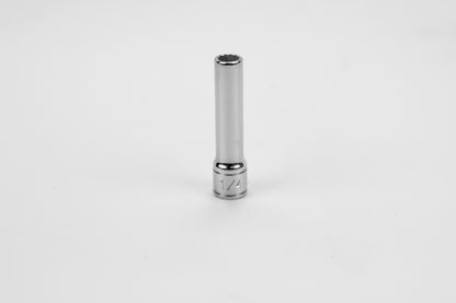 1/4" 1/4" Drive 12 Point Fractional Deep Chrome Socket