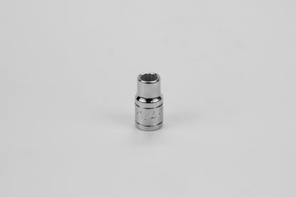 1/4" 1/4" Drive 12 Point Fractional Standard Chrome Socket