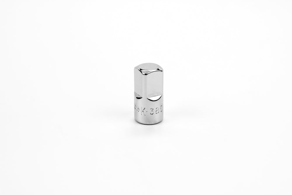 1/4"Female-3/8"Male Drive Chrome Adapter