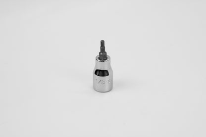 1/8"  3/8" Drive Hex Chrome Bit Socket
