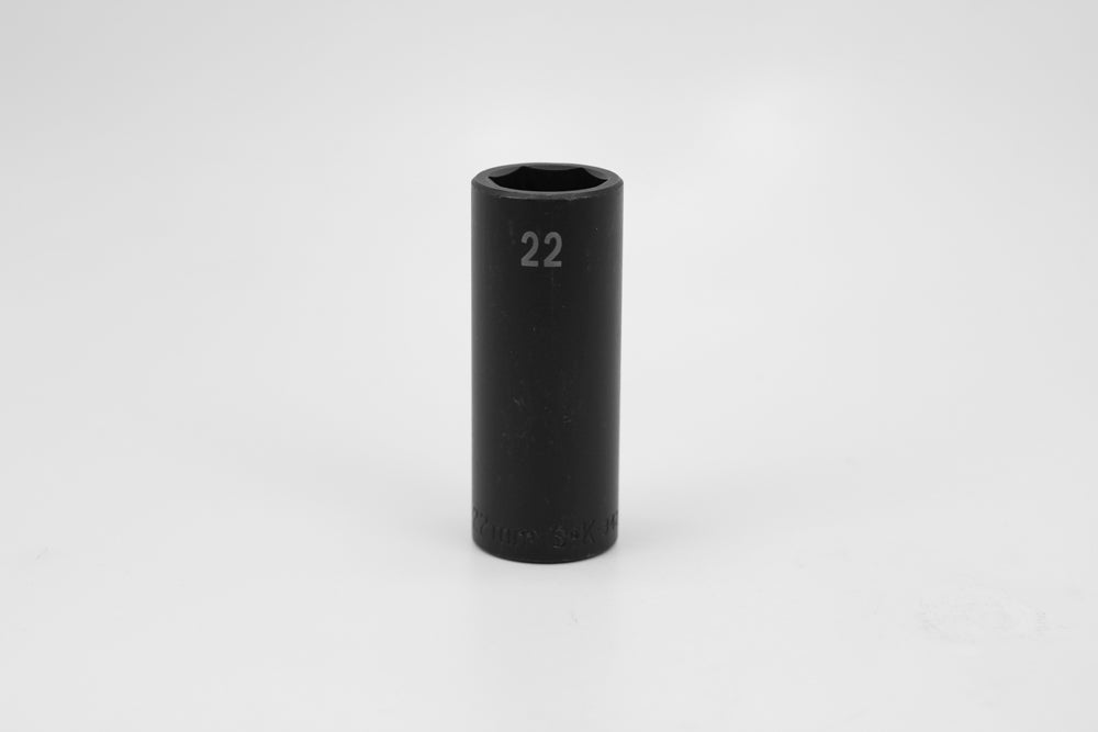 22 mm 1/2" Drive 6 Point Deep Metric Impact Socket