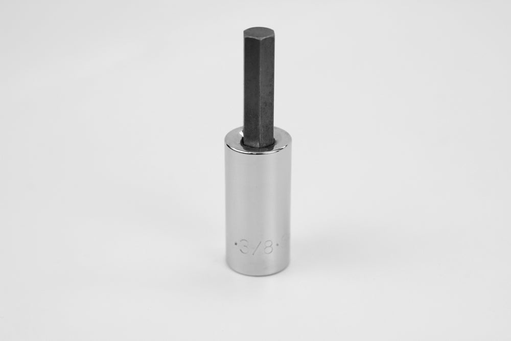 3/8" 1/2" Drive Hex Chrome Bit Socket