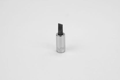 SK44473 - 5/16" 1/4" Drive Slotted Screwdriver Chrome Bit Socket