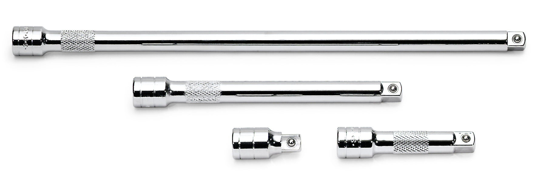 4 Piece 3/8" Drive Chrome Extension Set