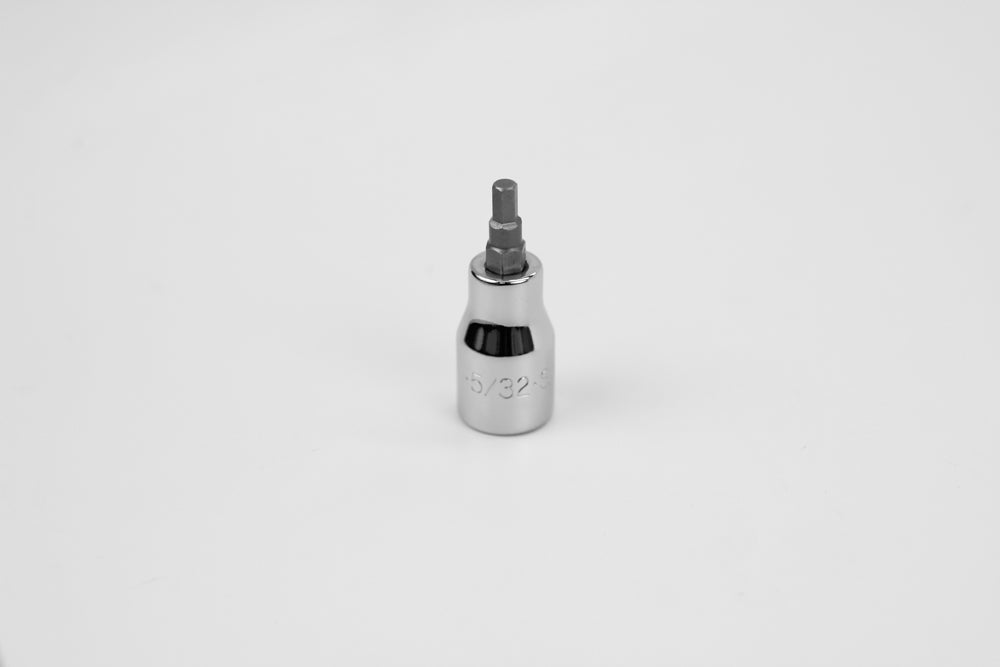 5/32"  3/8" Drive Hex Chrome Bit Socket