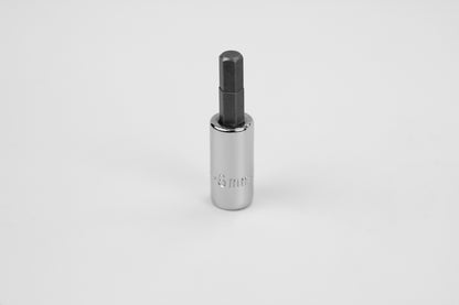 6 mm 1/4" Drive Hex Chrome Bit Socket
