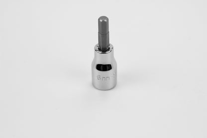6 mm 3/8" Drive Hex Chrome Bit Socket