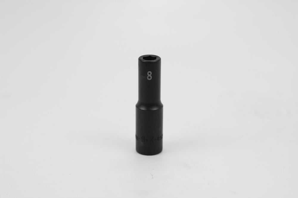 8 mm 3/8" Drive 6 Point Deep Metric Impact Socket