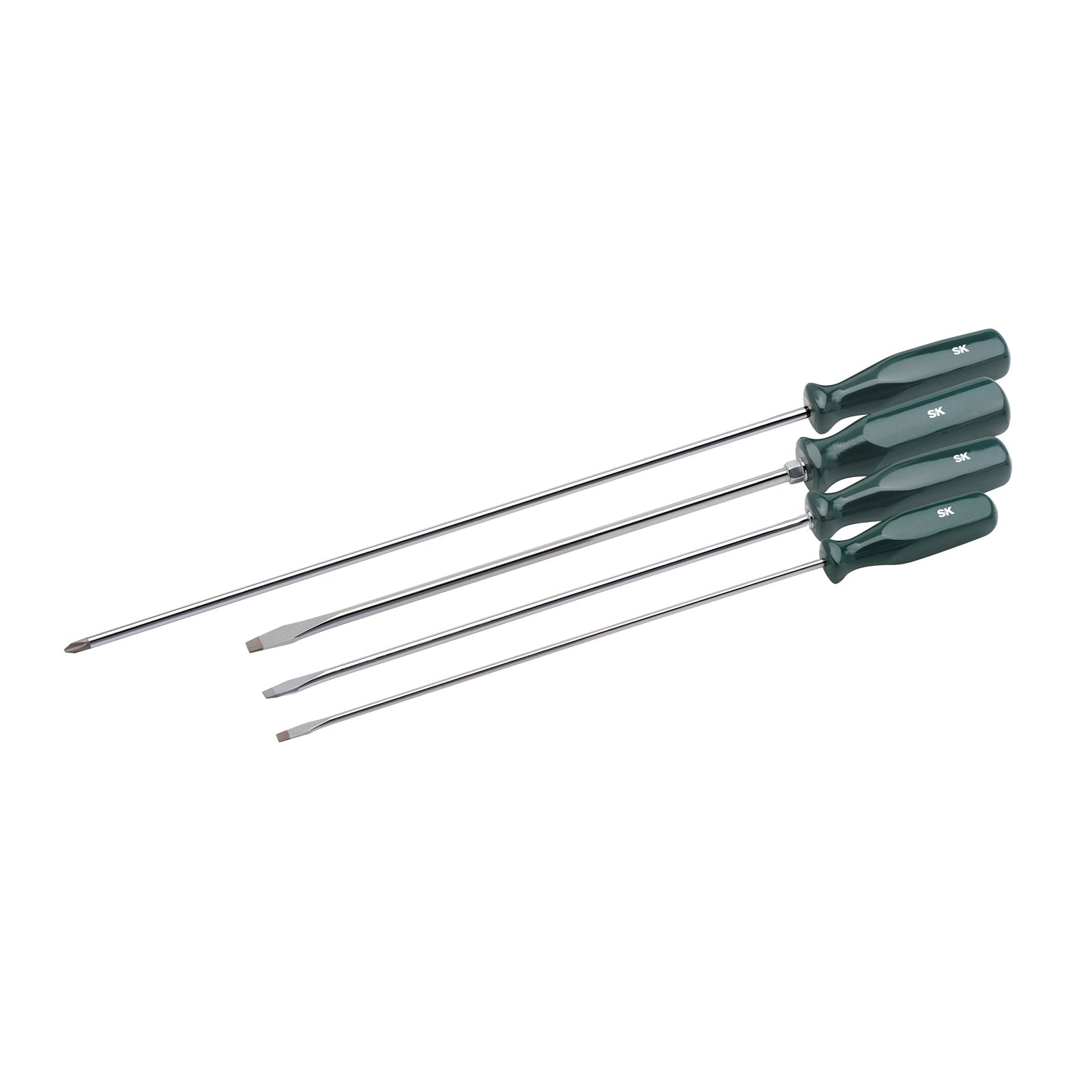 4 Piece SureGrip Extra Long Reach Screwdriver Set