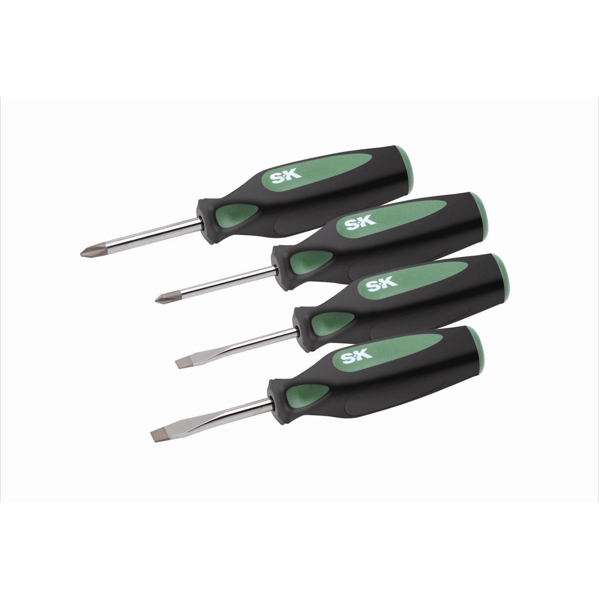 4 Piece CushionGrip Stubby Screwdriver Set
