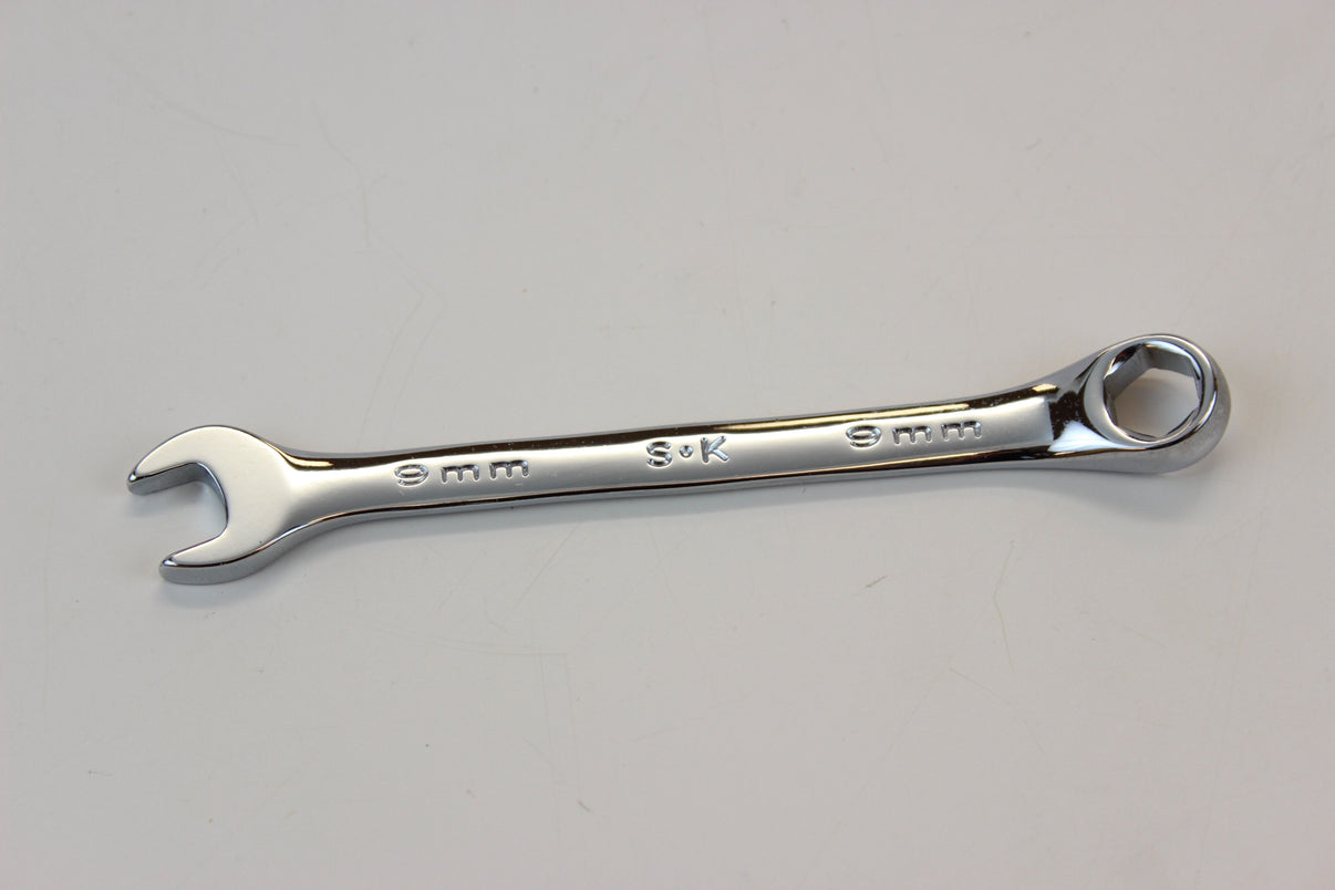 SK88359S - 9 MM 6 POINT METRIC REGULAR COMBINATION CHROME WRENCH