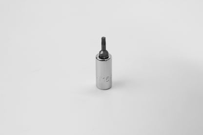 T15 1/4" Drive Torx Chrome Bit Socket